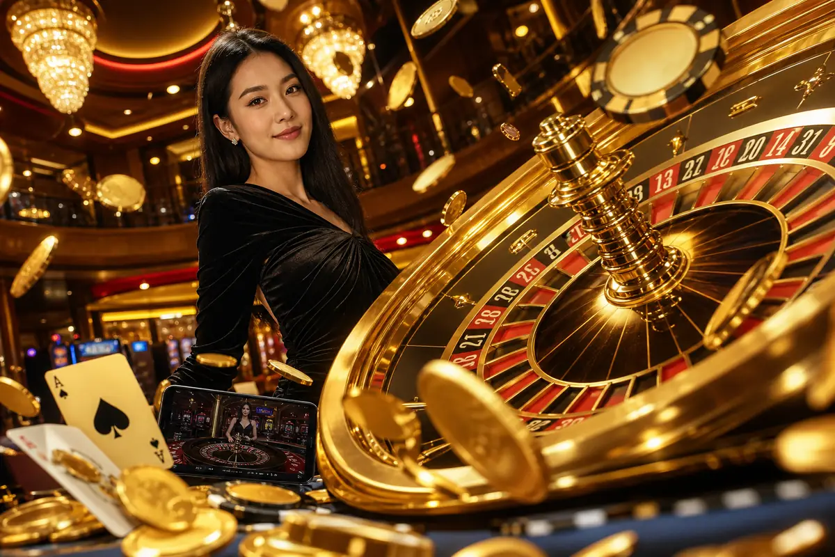 mae444 kasino langsung baccarat dealer profesional